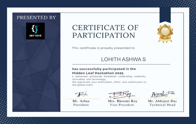 HIDDEN LEAF HACKATHON 2025